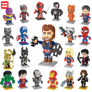 Giocattoli Educativi Wisehawk, Blocchi di Costruzione in Plastica, Miniature di Supereroi <span class=keywords><strong>Marvel</strong></span> per Bambini dai 6 Anni - Product Image 2