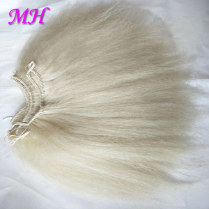 Yak Raw Capelli Wefted Yak Capelli Stile Yaki per il Dramma Barba Bianca e <span class=keywords><strong>Clown</strong></span> Parrucche - Product Image 4