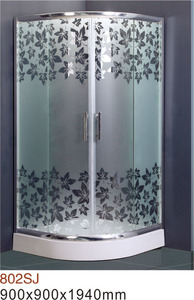 Vidrio templado mampara barato y puerta corredera blanco ABS o acrílico cabina de ducha - Product Image 1