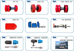 EMT Bandlocking Horizontal Penutup Cepat, untuk Peluncur Babi dan Penerima