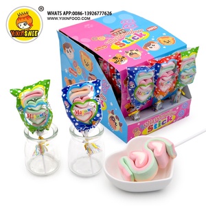 Heart to Heart Cotton <strong>Candy</strong> Fruit Flavor Sweet Marshmallow <strong>Stick</strong> - Product Image 1