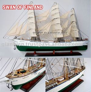 SUOMEN JOUTSEN (หงส์ฟินแลนด์) เรือไม้สูงรุ่น - Product Image 4