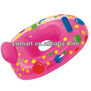 Yiwu Mart jouets d'eau gonflable bébé flotteur bateau siège <span class=keywords><strong>avec</strong></span> volant - Product Image 4