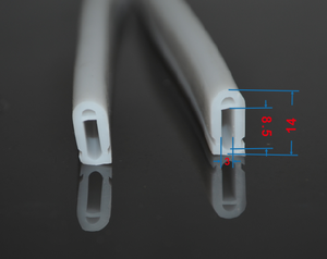 다양한 LED 고무 호스를위한 맞춤형 절단 서비스 8mm <span class=keywords><strong>12mm</strong></span> 유연한 LED 네온 로프 튜브 투명 직사각형 실리콘 슬리브 - Product Image 5