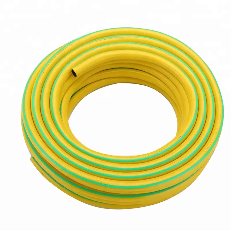 Yellow MN Reinforced Garden hose Watering pipe BS3746 3 Metre length. 12mm ID