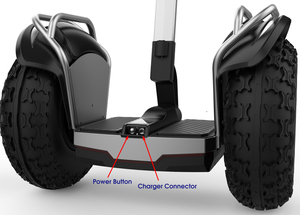 Scooter électrique tout-terrain de 19 pouces avec <span class=keywords><strong>grande</strong></span> <span class=keywords><strong>roue</strong></span> auto-équilibre intégré moteur de moyeu arrière de la batterie 60V pour l'équitation d'aventure - Product Image 4