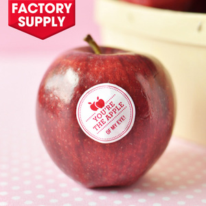 Etiquetas Adhesivas Personalizadas con Logotipo Impreso, Etiquetas de Grado Alimenticio con Forma de Fruta o Verdura Fresca - Product Image 2