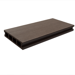 Planche de plancher en plastique composite en bois largeur 146mm wpc decking pour oudtoor