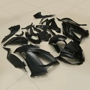 Piezas de Motocicleta XMT-4124-B, Carenados ABS Sin Pintar, Color Negro para <span class=keywords><strong>Kawasaki</strong></span> <span class=keywords><strong>Ninja</strong></span> Racing <span class=keywords><strong>ZX6R</strong></span> <span class=keywords><strong>636</strong></span> 2013-2015 - Product Image 1