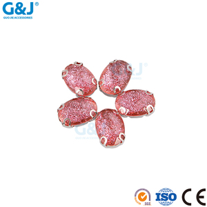 Guojie marque yiwu hotsale échantillon livraison strass embellissements pour les robes cristal - Product Image 1