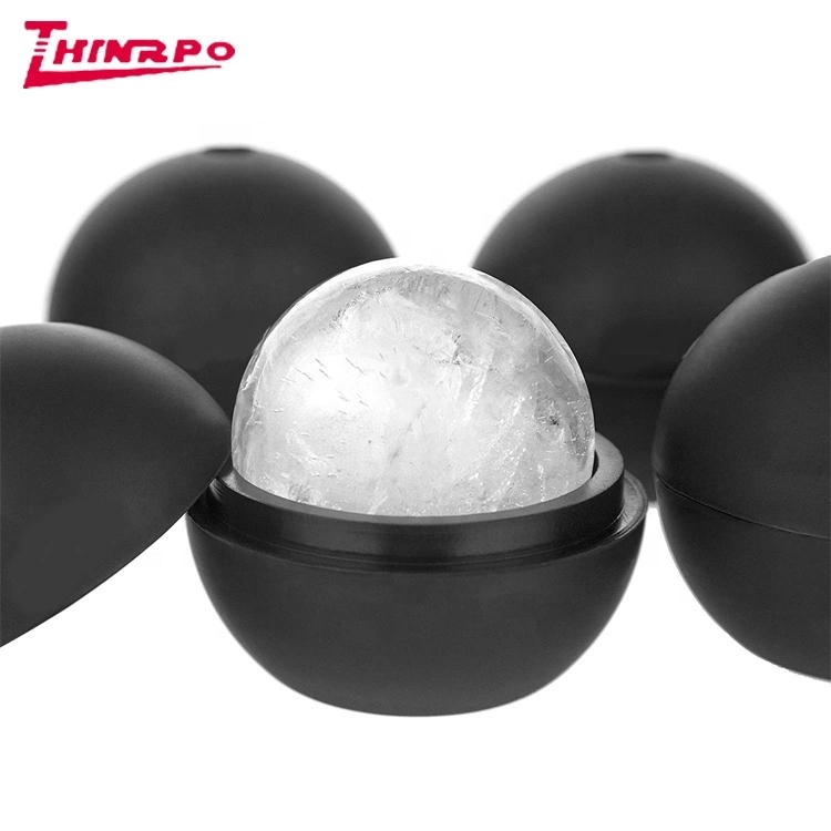 Новинка, гибкая форма, безопасная для пищевых продуктов, силиконовая форма для льда, круглая Сфера, форма для лотка, кубический шар для виски, коктейлей