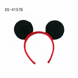 منتج جديد من اذان الجلود نقطة المطبوعة القوس الاطفال ميكي عقال - Product Image 2