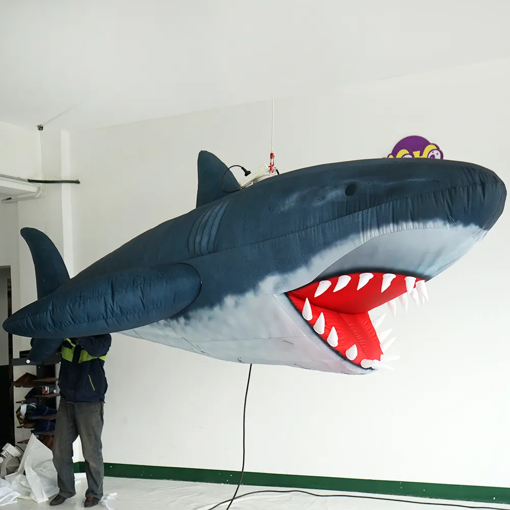 Chinesische fabrik großhandel aufblasbare shark modell Riesen Aufblasbare Cartoon sea Tiere Einzigartige Event Parade Aufblasbare