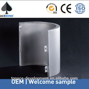 Nuevo estilo caliente soild fachada para delicado cortina de aluminio de la pared precio - Product Image 2
