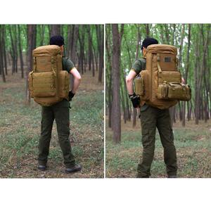 Công Suất lớn Ngoài Trời Chiến Thuật Du Lịch Ba Lô MOLLE Đi Bộ Đường <span class=keywords><strong>D</strong></span>ài Ba Lô cho Leo Núi Cắm Trại Săn Bắn - Product Image 4