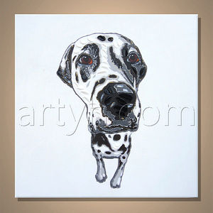 la main <span class=keywords><strong>peinture</strong></span> acrylique de <span class=keywords><strong>chien</strong></span> pour la décoration intérieure - Product Image 1