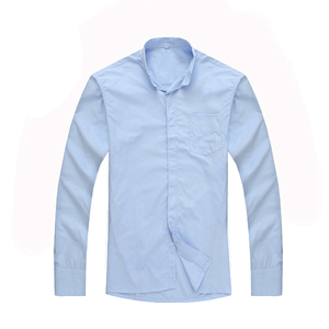 Kemeja Pendeta Lengan Panjang Pria Bahan Campuran Katun/Poliester Berkualitas Baik untuk Gereja Musim Semi Gugur, Dijual Murah - Product Image 5
