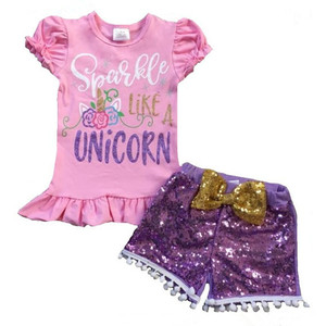 2023 ultimi comodi vestiti per bambini estate ragazza abbigliamento per bambini set 1-10 anni - Product Image 1