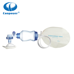 Resusitasi Tangan Oksigen Napas Medis BVM PVC Tas Sekali Pakai Dewasa, Kit Resusitator - Product Image 3