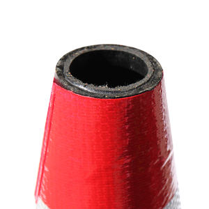 Respectueux de l'environnement 700mm pliable trafic route cône TPE matériel produit de sécurité routière - Product Image 2
