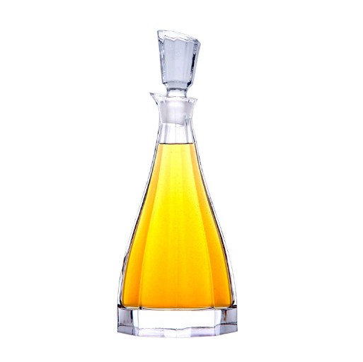 Whiskey Decanter And Glasses Set of 5 Piece Personalized Crystal Decanter & Crafted Crystal Glasses Set for Wine Liquor