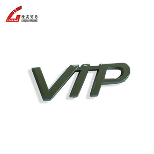 <strong>Adhesive</strong> 3D Chrome Car Emblem Badge Letter Car Stickers Wholesale - Product Image 3