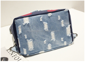 Dames Décontracté Denim Sac À Provisions Femme Grand Unique Épaule Jeans Sacs À Main de Plage - Product Image 4
