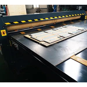 Vente chaude Plat Lit Die De Découpe et Rainage Machine Plate-Forme Rouleau Die Cutter pour Ondulé PP Boîte Carton Papier Pizza Boîtes