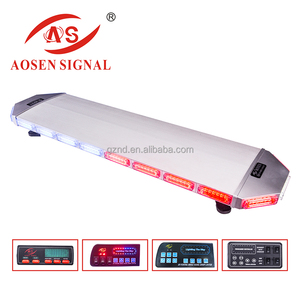 Lineal rojo <span class=keywords><strong>azul</strong></span> LED ámbar Barra de luces de advertencia/tamaño completo LED de advertencia STROBE Light car - Product Image 5