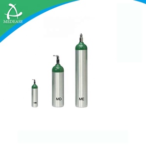 Bouteille d'oxygène médicale M6 1L, Bouteilles et supports, Fournitures d'oxygène, Respiratoire, Bouteille d'oxygène, Aluminium - Product Image 3