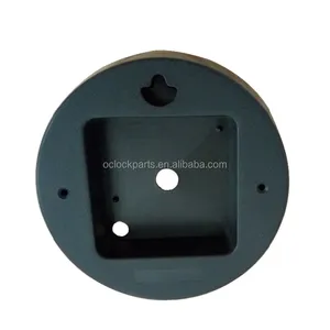 Настенный корпус для часов/черный пластиковый наземный корпус/диаметр 110 мм, Круглый задний корпус, настенные часы