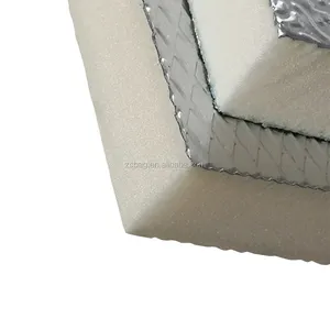Material de aislamiento térmico, aislamiento de espuma PIR, tablero de aislamiento de espuma rígida de poliisocianurato con papel de aluminio