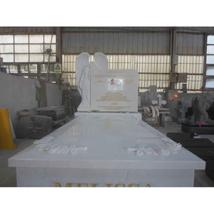 Diseños de <span class=keywords><strong>monumentos</strong></span> de mármol personalizados de SH STONE, lápidas de ángel blancas, lápida de mármol blanco chino, lápidas de mármol - Product Image 1