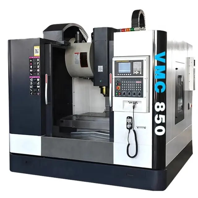 Çin 5 eksen dikey CNC işleme makinesi VMC850 Fanuc denetleyicisi ile fiyat