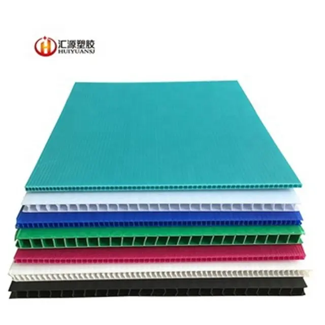 Best Price 2mm 3mm 4mm 5mm 6mm 8mm 10mm 12mm Twin Wall PP Corrugated Cartonplast Plastic Sheet Manufacturers