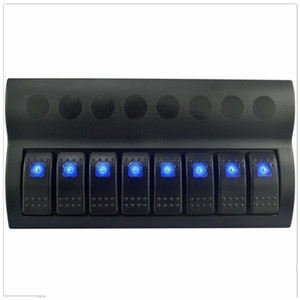 Bìa 12V 20A Racing Car Truck Thuyền Bìa LED Đẩy Nút Rocker Chuyển Đổi Chuyển Điều Khiển - Product Image 3