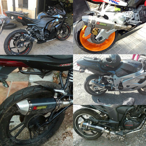 Silenciador de Escape Modificado para Motocicleta, Accesorio Universal GY6 para R1, R3, R6, FZ6, ATV, Dirt Bike, <span class=keywords><strong>CBR125</strong></span>, 36-51mm - Product Image 2