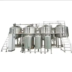 5000L Alcohol Processing Types and New Condition commercial Beer Brewery Plant