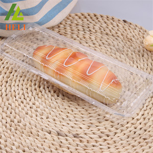 Caja desechable de plástico transparente para pastel de pan para embalaje sándwich Sushi Pizza hamburguesa comida - Product Image 4