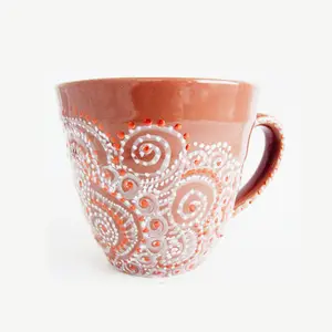 Best selling orange ceramic mug porcelain cup tea coffee mugs