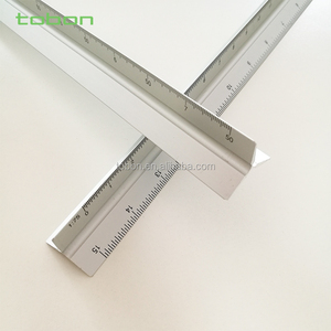 Righello triangolare in alluminio da 30 cm per ingegneri - Product Image 1
