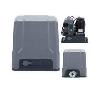 500DC Intégré 9Ah batterie porte coulissante moteur kit en chine dc coulissante ouvre-porte automatique porte moteur opérateur de portail coulissant