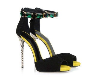 Donne eleganti di modo di cristallo del rhinestone tacco alto di qualità delle signore di usura del partito scarpe <span class=keywords><strong>sandali</strong></span> - Product Image 4
