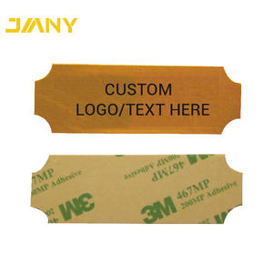 <span class=keywords><strong>Plaque</strong></span> de nom en laiton gravée <span class=keywords><strong>autocollante</strong></span> de petite taille sur mesure - Product Image 6