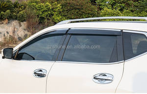 PC iniezione finestra per Auto visiera per Nissan <span class=keywords><strong>Qashqai</strong></span> 2016 2017 2018 <span class=keywords><strong>2019</strong></span> sfiato deflettori protezione antipioggia visiere porta accessori per Auto - Product Image 3