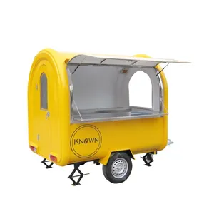 OEM Outdoor Mobile Food Kiosk Design/Cart/Trailer Fast Food Cart Design Ice-cream Cart Mall Food Kiosk for Sale