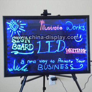 Lavagna Luminosa a LED in Vetro Acrilico Fluorescente per Pubblicità - Product Image 3