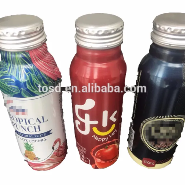 Shaoxing Botol Kaleng Soda Aluminium 200Ml, Botol Minum Timah Jus Kopi Grosir