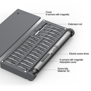 Bộ Tua Vít Điện Không Dây, Bộ Dụng Cụ Điều Khiển Ốc Vít Chính Xác Sửa Chữa Điện Thoại Di Động 9911 + 57 Cái Thiết Kế Mới - Product Image 5