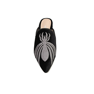 Cina 2018 le tendenze della moda pistoni muli scarpa al di fuori delle donne ricama basso tacco calzature fabbrica saleChina 2018 le tendenze della moda - Product Image 2